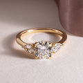 Round Cut Three Stone Diamond Ring, 2.00 CT